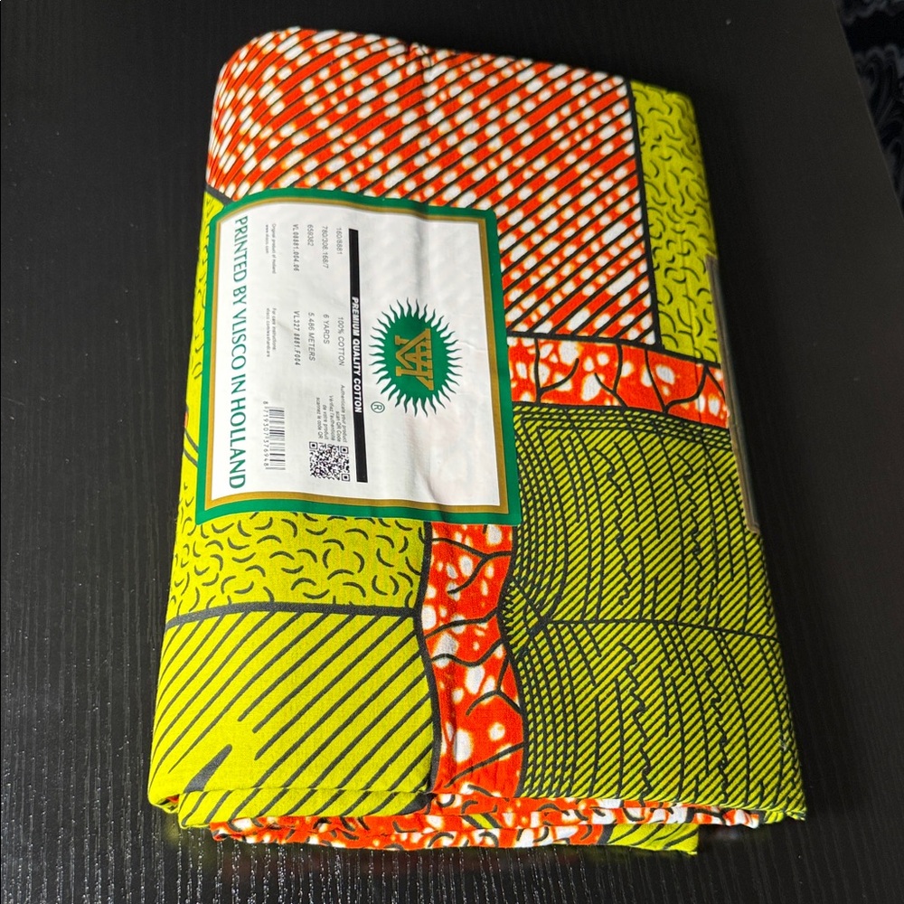 6yds Vibrant African Print Fabric